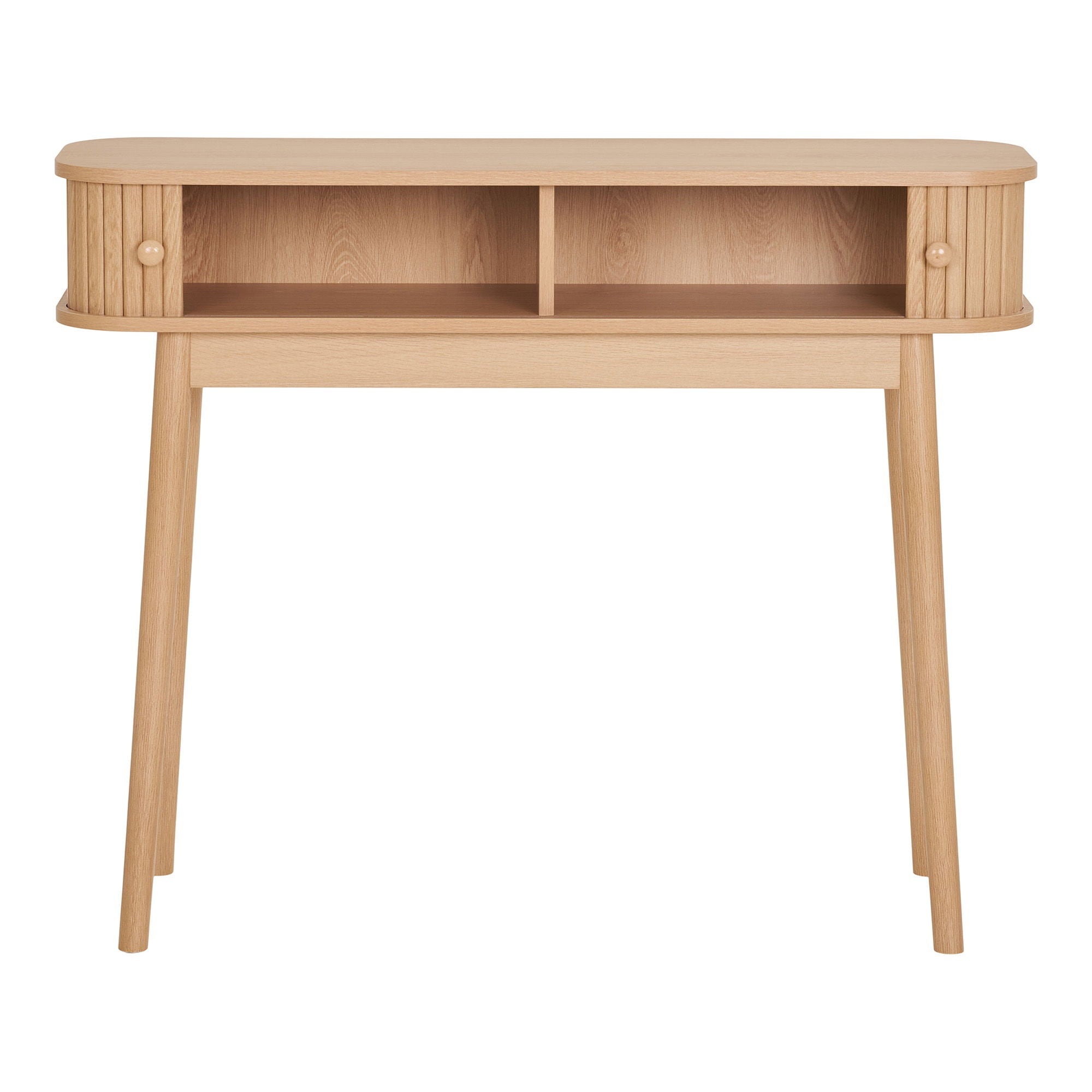 Nikko Console Table - Console table, 2 doors, natural <br>100x30x80 cm